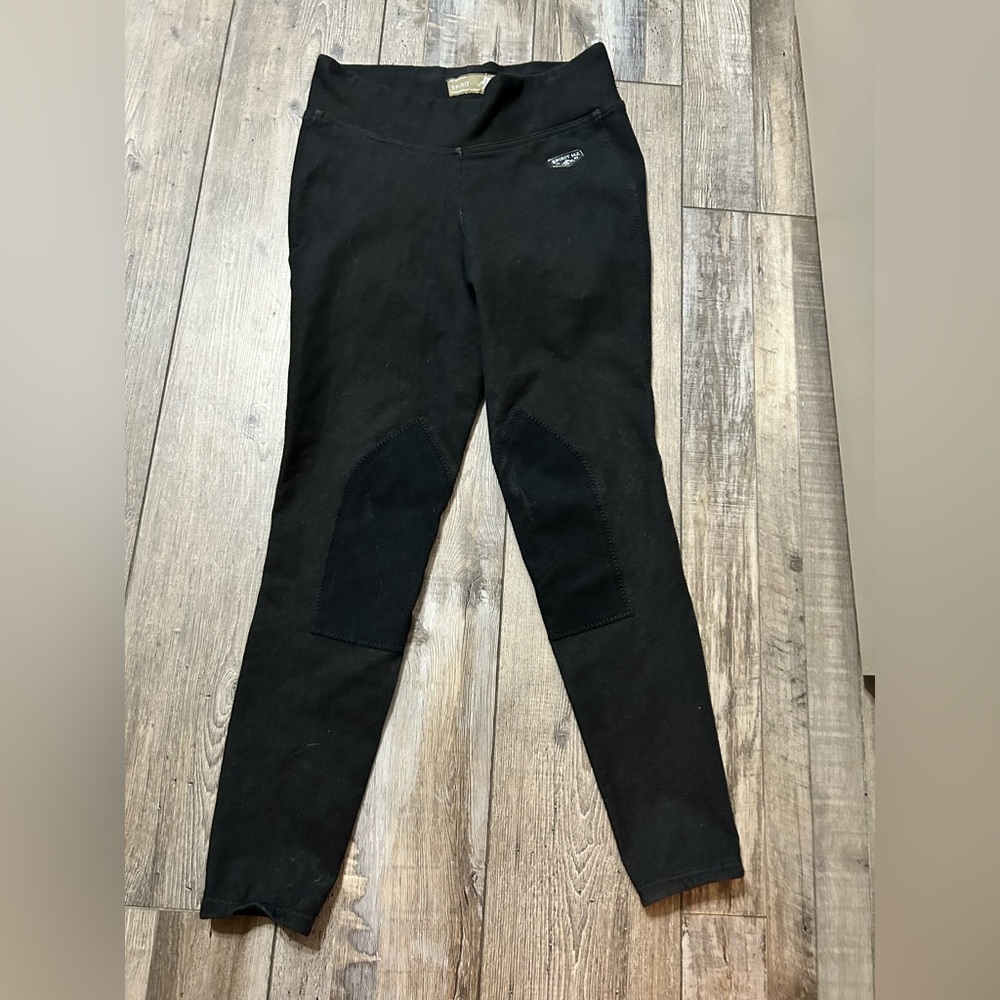 Horze Spirit Black Riding breeches knee patch Leggings